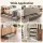 Artiss Under Bed Storage Bags Set of 4 90L Grey with Clear PVC Tops