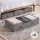 Artiss Under Bed Storage Bags Set of 4 90L Grey with Clear PVC Tops