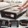 Artiss 2-Piece Under-Bed Storage Containers 48L with Wheels Black