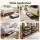 Artiss Under Bed Storage Containers 4-Piece with Wheels Black