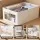Artiss 6 Pack Linen Closet Organisers Foldable Clothing Storage Bins with Mesh Windows and Handles White