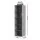 Artiss Hanging Closet Organiser 5 Tier 104cm Vertical Wardrobe Storage Grey Open Front Collapsible
