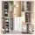 Artiss Hanging Closet Organiser 5 Tier 104cm Vertical Wardrobe Storage Grey Open Front Collapsible