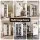 Artiss Freestanding 2-Door Steel Wardrobe Cabinet Lockable Hanging Rail Shelves Cream White Storage Closet