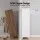 Artiss Freestanding 2-Door Steel Wardrobe Cabinet Lockable Hanging Rail Shelves Cream White Storage Closet