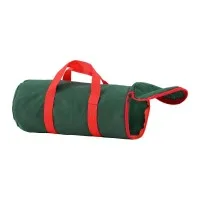 Jingle Jollys Christmas Baubles Storage Bag Green 35x15cm Oxford Fabric Container with Handles and Zipper Closure