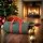 Jingle Jollys Christmas Baubles Storage Bag Green 35x15cm Oxford Fabric Container with Handles and Zipper Closure