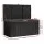 Gardeon 830L Outdoor Storage Box & Bench - Weather-Resistant, All Black, Lockable, 2-in-1 Design, Easy Assembly