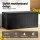 Gardeon 830L Outdoor Storage Box & Bench - Weather-Resistant, All Black, Lockable, 2-in-1 Design, Easy Assembly