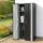 Gardeon Outdoor Storage Cabinet Vertical Garden Shed Lockable Galvanised Steel 3 Adjustable Shelves Black