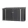 Giantz Galvanised Steel Garden Shed 2.22x0.91M: Durable, Corrosion-Resistant Bike Storage with Lockable Double Doors
