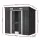 Giantz 1.94x1.21M Metal Garden Shed - Galvanised Steel, Sliding Doors, Ventilated, Weatherproof Outdoor Storage