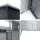 Giantz 2.38x1.31M Metal Garden Shed - Galvanised Steel, Sliding Doors, Weatherproof, Outdoor Storage & Tool Shelter