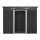 Giantz 2.38x1.31M Metal Garden Shed w/ Sliding Doors, Galvanised Steel, Weatherproof, Lockable, Easy Assembly, Grey