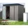 Giantz 2.31x1.31M Metal Garden Shed - Galvanised Steel, Double Doors, Weatherproof, Easy Assembly, Brown Outdoor Storage