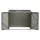 Giantz Metal Garden Shed 2.06x1.96M Outdoor Storage, Galvanised Steel, Lockable Double Doors, Weatherproof Black