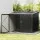 Giantz Metal Garden Shed 2.06x1.96M Outdoor Storage, Galvanised Steel, Lockable Double Doors, Weatherproof Black