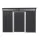 Giantz 2.60x1.95M Outdoor Garden Shed, Galvanised Steel, UV-Protecting Panels, Double Sliding Doors, Easy Assembly