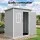 Giantz Garden Shed 1.87m x 1.28m Resin Storage with Ventilated Panels Grey