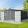 Giantz Garden Shed Outdoor Storage 3x5.38M Galvanised Steel Tool Workshop House with Lockable Door, Vents, Grey