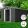 Giantz 2.6x3.9M Metal Garden Shed w/ Sliding Door & Vents, Galvanised Steel, Weatherproof Outdoor Storage Workshop