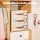 Artiss Bed Sheet Organisers 4 Piece King Size Bedding Storage Boxes Foldable Beige with Viewing Windows