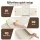 Artiss Bed Sheet Organiser Boxes 8 Piece King Size Bedding Storage Foldable Beige Viewing Window Set