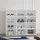 Artiss Abel Shoe Box Rack Set of 12 Stackable Shoe Storage Boxes, White, PP Plastic, Foldable, 33x23x14cm, Ventilated