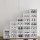 Artiss Abel 24-Piece Stackable Shoe Box Set - Durable PP Plastic, 33x23x14cm, Ventilated, Easy Assembly, White