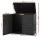 Gardeon 1170L Lockable Outdoor Storage Box Weatherproof PP Cabinet Triple Door Black 140x82x121cm 1170L