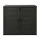 Gardeon 1170L Lockable Outdoor Storage Box Weatherproof PP Cabinet Triple Door Black 140x82x121cm 1170L