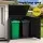 Gardeon 1170L Lockable Outdoor Storage Box Weatherproof PP Cabinet Triple Door Black 140x82x121cm 1170L