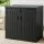 Gardeon 775L Outdoor Storage Box Lockable Weatherproof Garden Chest with Triple Door Security Black Durable