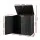 Gardeon 775L Outdoor Storage Box Lockable Weatherproof Garden Chest with Triple Door Security Black Durable