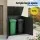 Gardeon 775L Outdoor Storage Box Lockable Weatherproof Garden Chest with Triple Door Security Black Durable