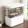 Artiss 5-Tier Clear Plastic Storage Box Detachable Layers with Handle Sealing Buckle Stackable 30x16.5x31cm