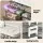 Artiss 5-Tier Clear Plastic Storage Box Detachable Layers with Handle Sealing Buckle Stackable 30x16.5x31cm