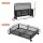 Artiss Set of 4 Under Bed Storage Containers Metal Frame Breathable Mesh Wheels Pull Handles Foldable