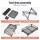 Artiss Set of 4 Under Bed Storage Containers Metal Frame Breathable Mesh Wheels Pull Handles Foldable