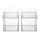Artiss 2 Pack Clear 2 Tier Pull Out Cabinet Organisers