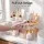 Artiss 2 Pack Clear 2 Tier Pull Out Cabinet Organisers