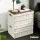 Gardeon 50L Collapsible Outdoor Storage Box, Stackable Folding Organiser with Durable Plywood Lid, Beige