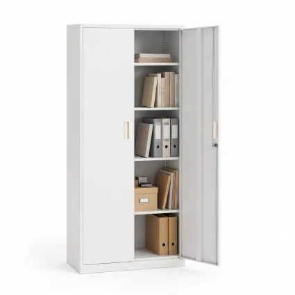 Artiss 180cm Steel Locker Storage Cabinet with 4 Adjustable Shelves