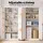 Artiss 180cm Steel Locker Storage Cabinet with 4 Adjustable Shelves