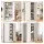 Artiss 180cm Steel Locker Storage Cabinet with 4 Adjustable Shelves
