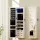 Artiss Jewellery Cabinet LED Mirror Lockable, MDF, 36x11x120cm, White/Black, Ample Storage, Wall-Mountable