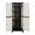 Gardeon 173cm Beige Outdoor Storage Cabinet – Lockable, Weather-Resistant, Adjustable Shelves, Premium Plastic