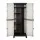 Gardeon Outdoor Storage Cabinet 173cm - Lockable, Weather-Resistant Rattan Beige Shed with Adjustable Shelves & Pegboard