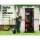Gardeon Outdoor Storage Cabinet 173cm - Lockable, Weather-Resistant Rattan Beige Shed with Adjustable Shelves & Pegboard