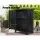 Gardeon 92cm Lockable Outdoor Storage Cabinet, Weather-Resistant Plastic, Adjustable Shelves, Black, for Garden & Garage